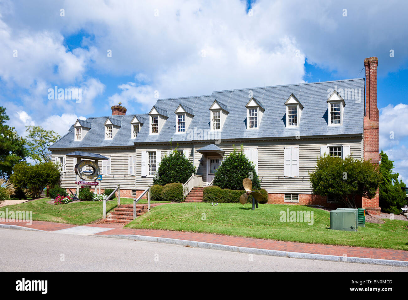 Le Musée des mariniers dans la ville historique de Yorktown, en Virginie Banque D'Images