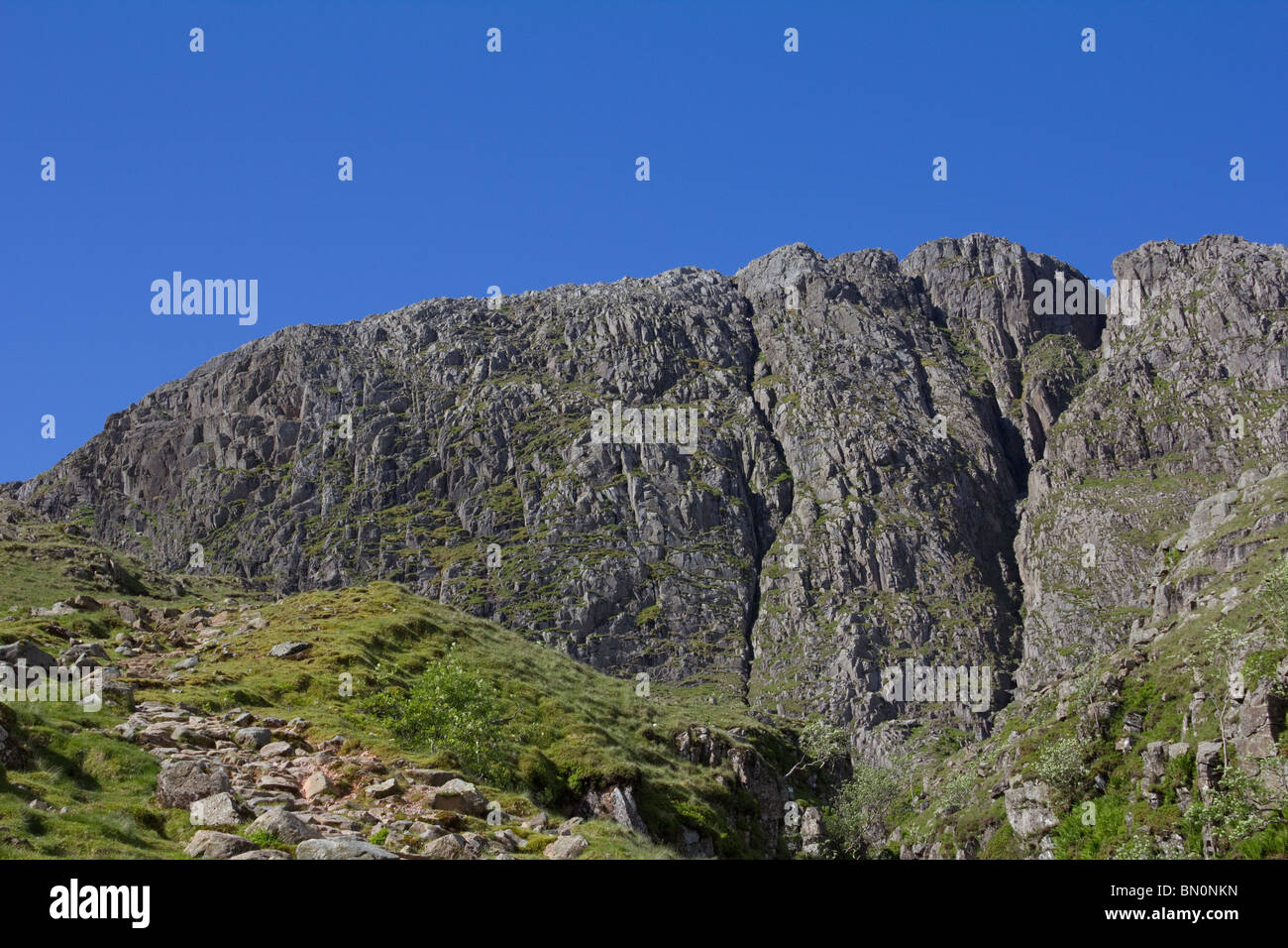 Grande Fin de Ruddy Gill, Lake District, Angleterre Banque D'Images