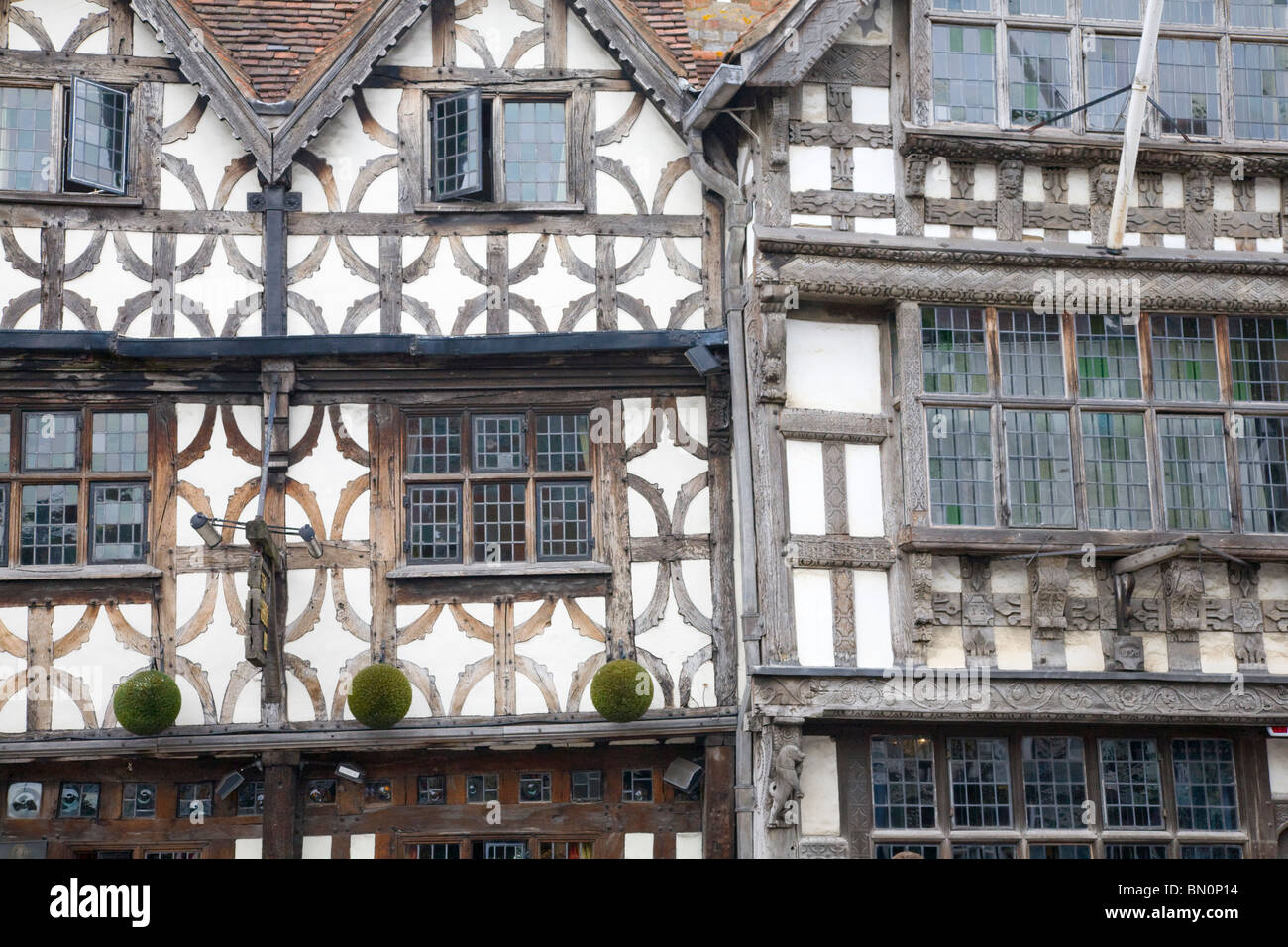 Ancien bâtiment à Stratford-upon-Avon, Warwickshire Banque D'Images