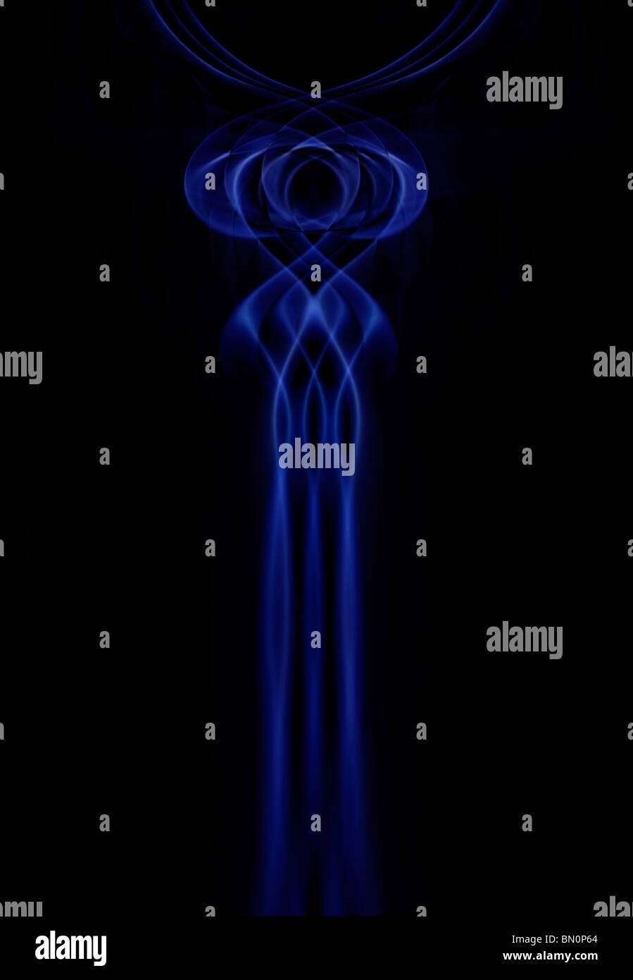 fumée en hausse Banque D'Images