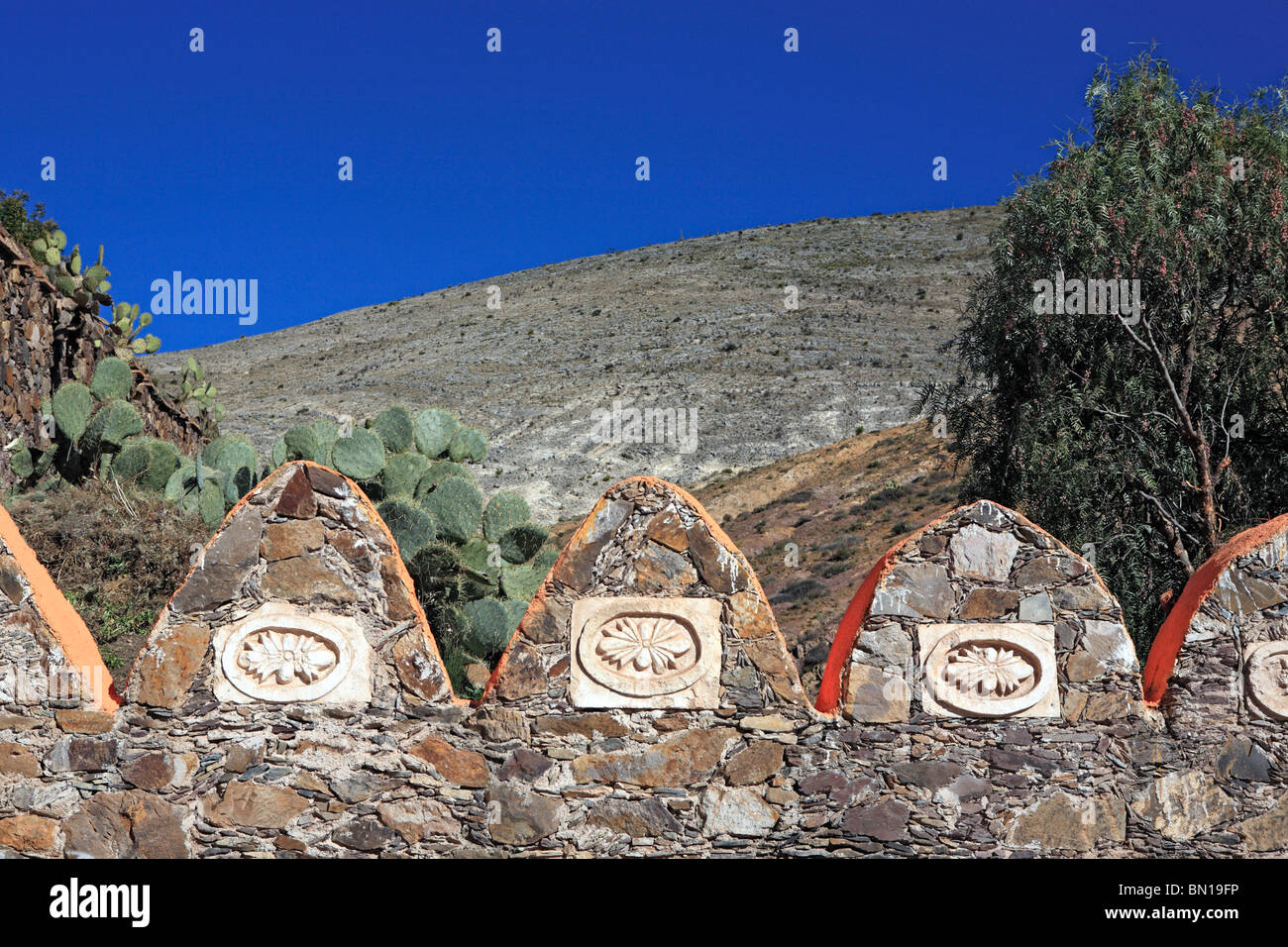 Ancienne ville minière, Real de Catorce, État de San Luis Potosi, Mexique Banque D'Images