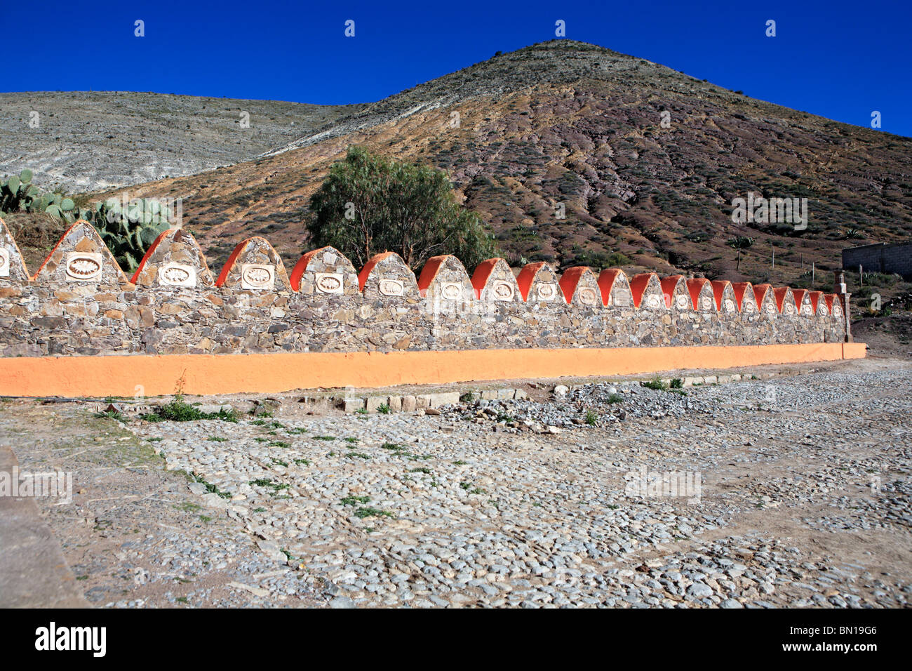Ancienne ville minière, Real de Catorce, État de San Luis Potosi, Mexique Banque D'Images
