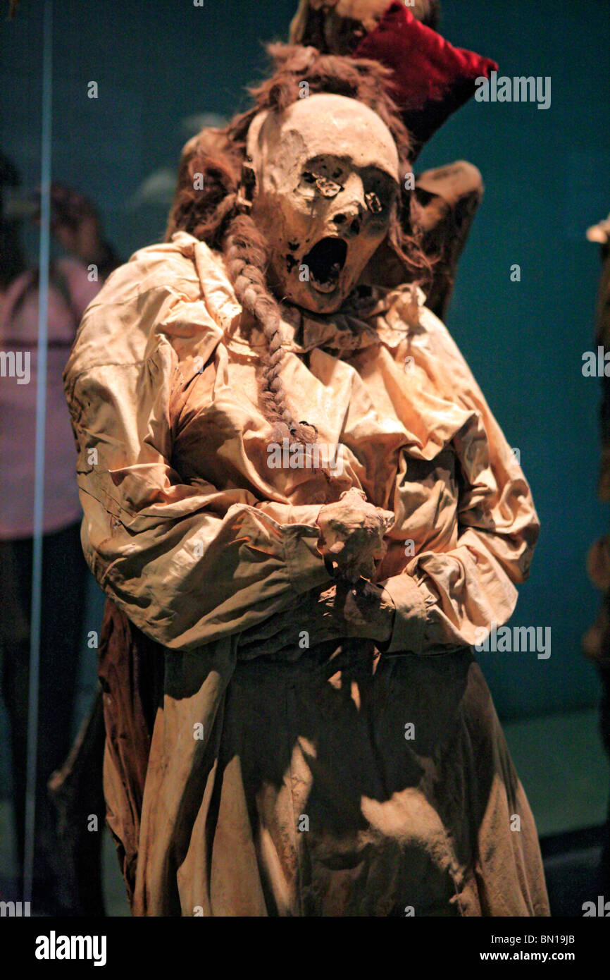 Le musée des momies, Guanajuato, Guanajuato, Mexique de l'état Banque D'Images