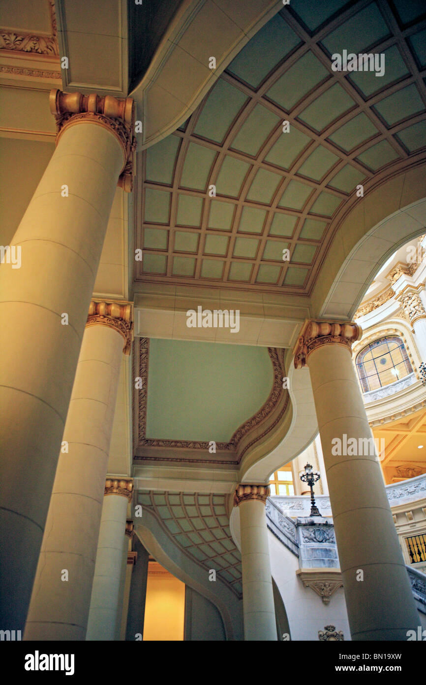Intérieur du musée des Beaux-Arts, La Havane, Cuba Banque D'Images