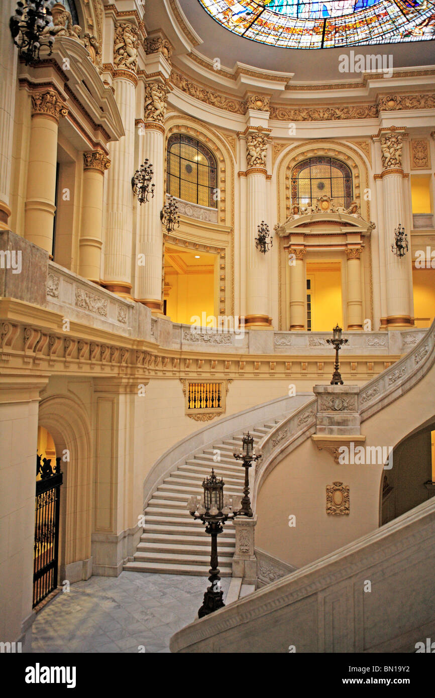 Intérieur du musée des Beaux-Arts, La Havane, Cuba Banque D'Images