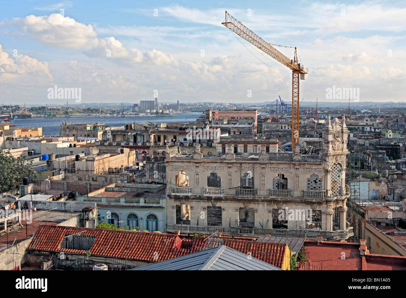 Vue de la Habana Vieja à partir de la Camera Obscura, La Havane, Cuba Banque D'Images