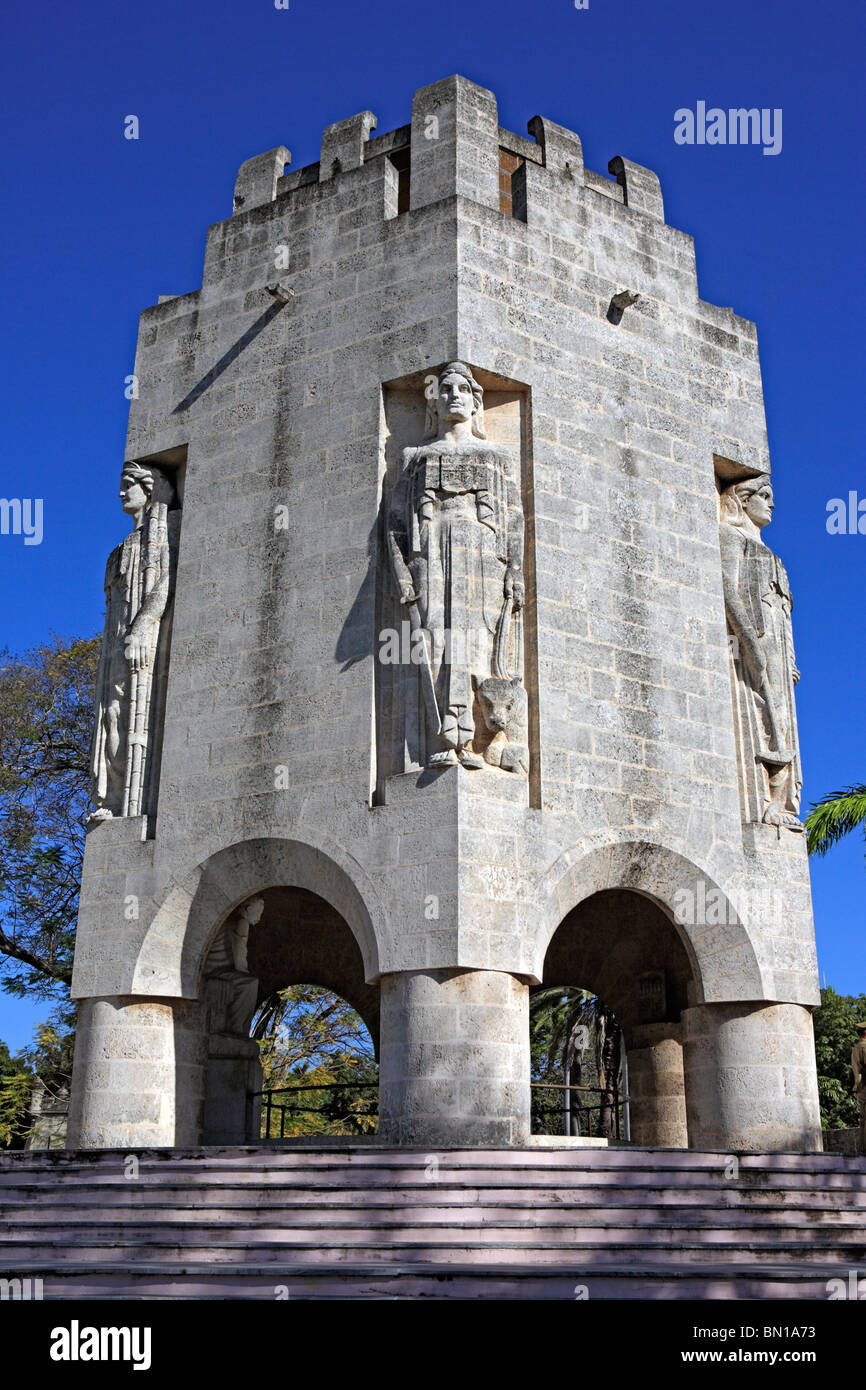 Mausolée de Jose Marti (1951), cimetière Santa-Ifigenia, Santiago de Cuba, Cuba Banque D'Images