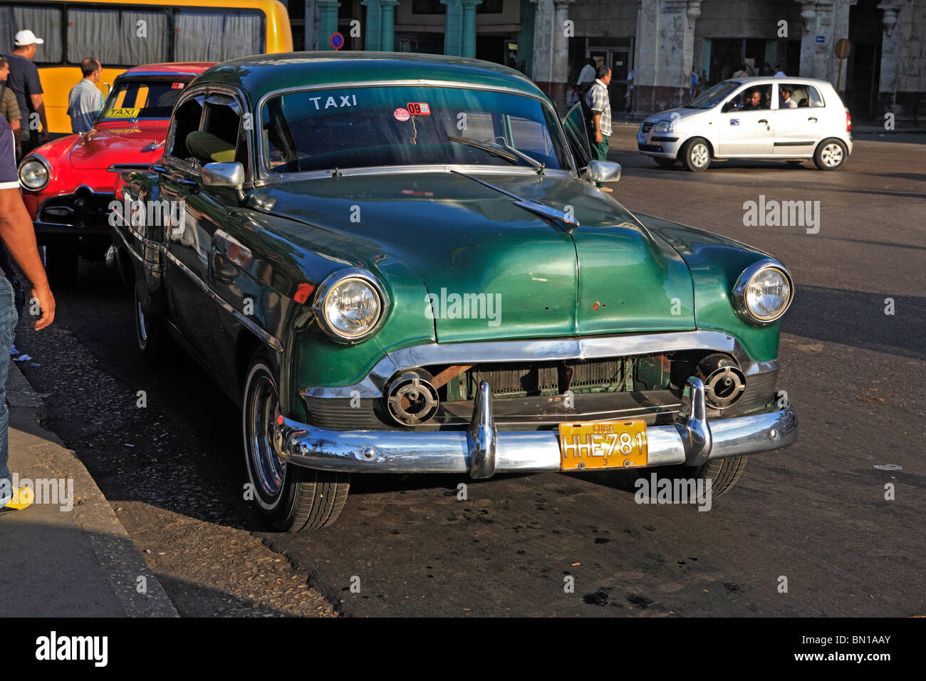 Vieille voiture américaine, La Havane, Cuba Banque D'Images