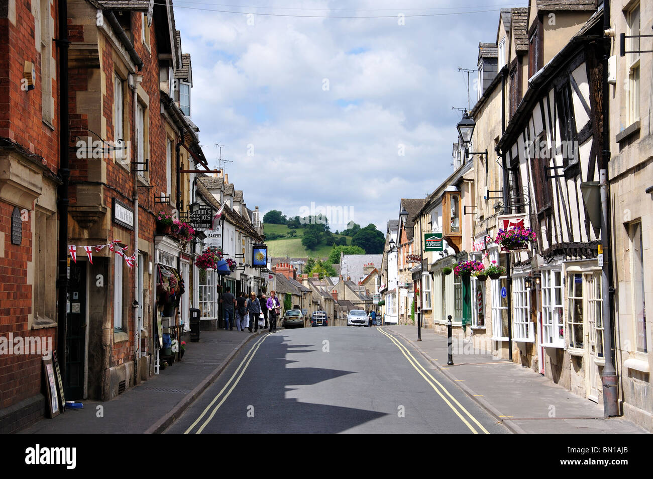 North Street, Cheltenham, Gloucestershire, Angleterre, Royaume-Uni Banque D'Images