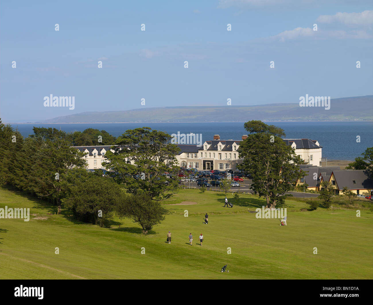 Le Carlton Redcastle Hotel près de Moville dans le comté de Donegal. Banque D'Images