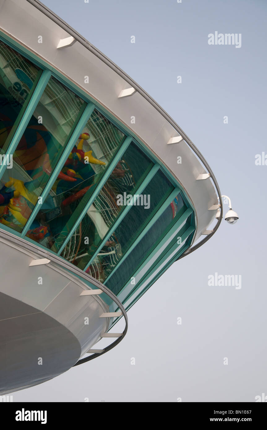 Le Viking Crown lounge sur l'indépendance de la mer Bateau de croisière. Banque D'Images