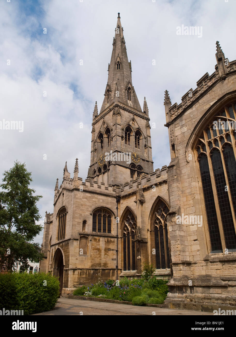 L'église paroissiale de St Mary Magdalene à Newark on Trent, Lancashire England UK Banque D'Images
