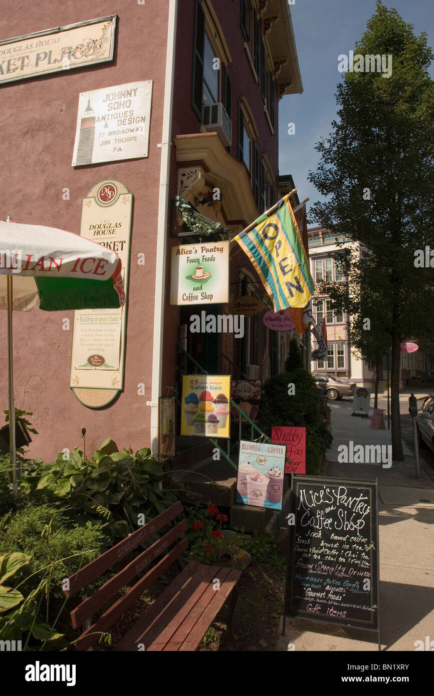 Jim Thorpe, Broadway, New York, USA Banque D'Images