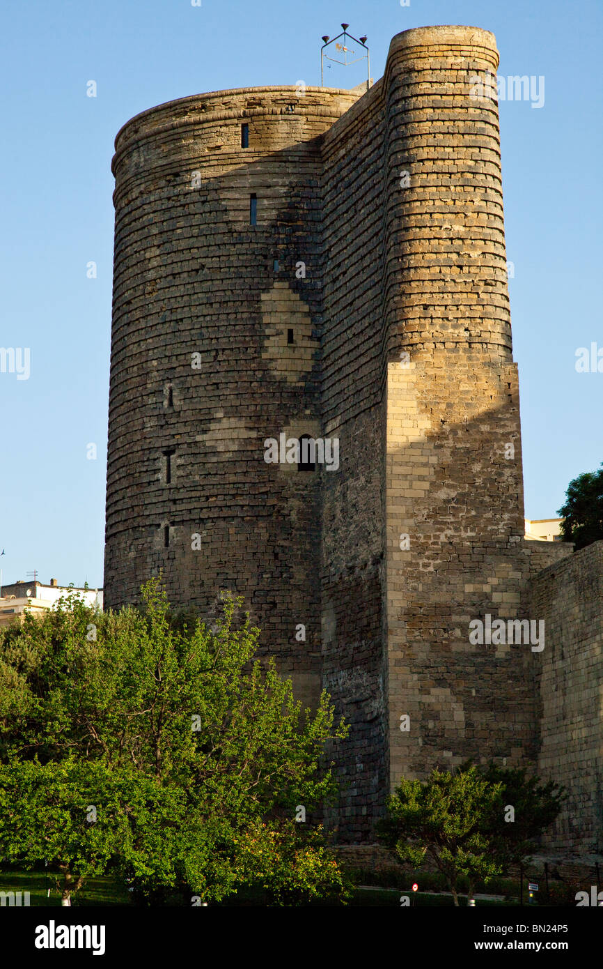 Tour à Baku, Azerbaïdjan Banque D'Images