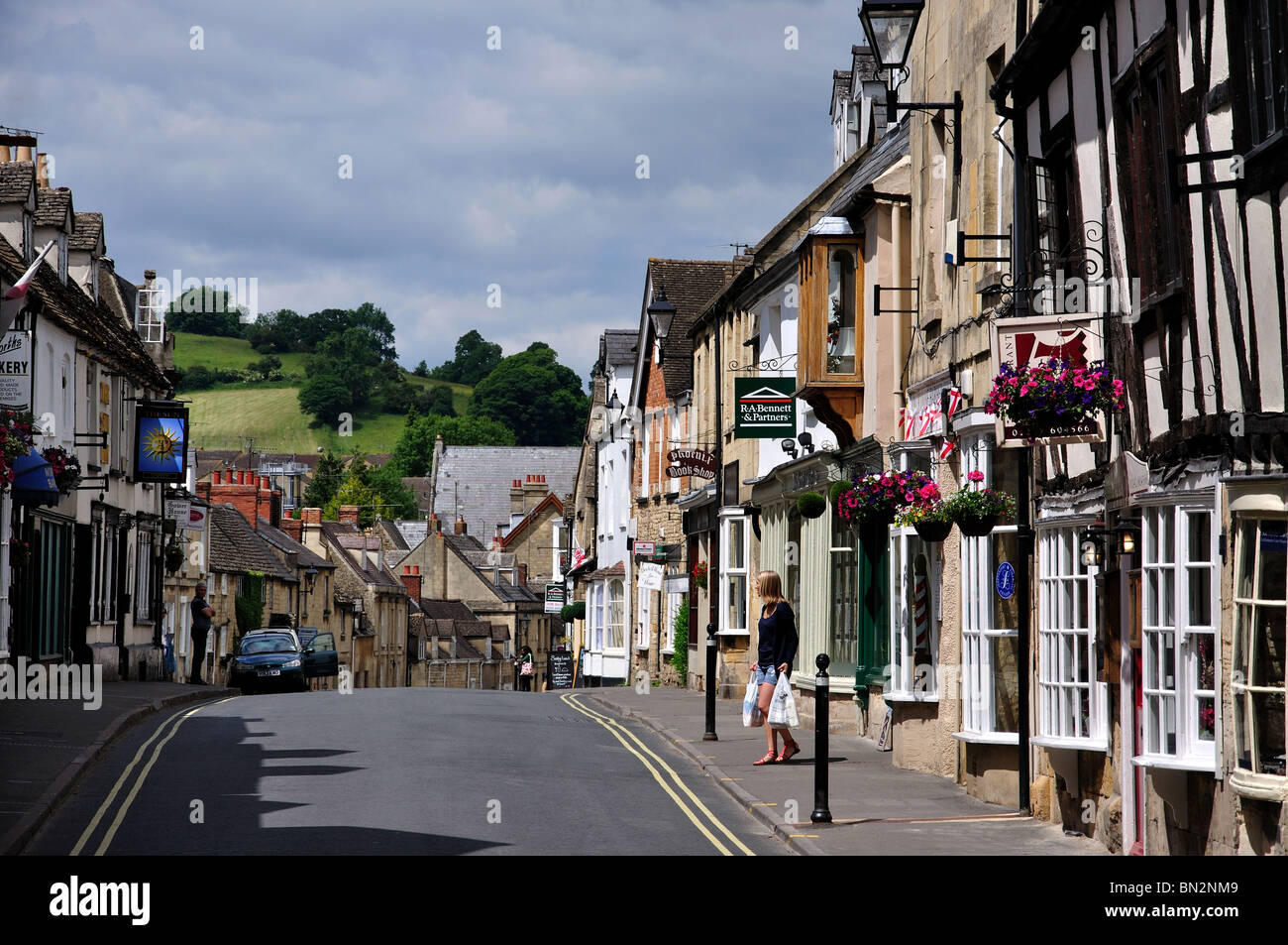 North Street, Cheltenham, Gloucestershire, Angleterre, Royaume-Uni Banque D'Images