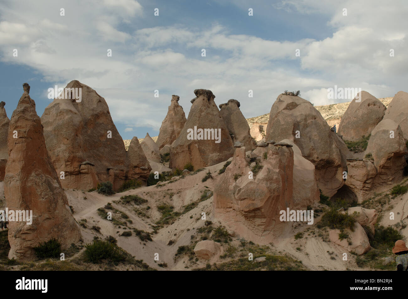 Cheminées de fées en Cappadoce Banque D'Images