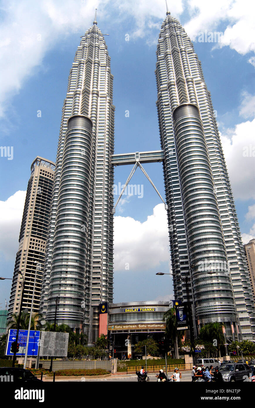 Les tours Petronas, Kuala Lumpur, Malaisie Banque D'Images