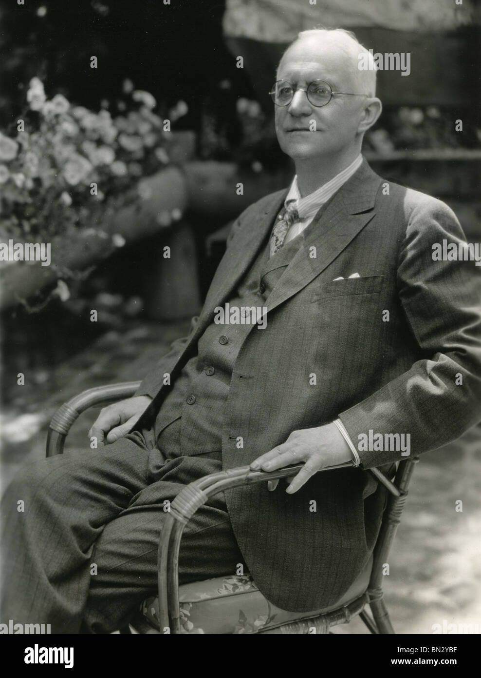 GEORGE EASTMAN (1854-1932) Inventeur de film en rouleau et fondateur de l'Eastman Kodak Company Banque D'Images