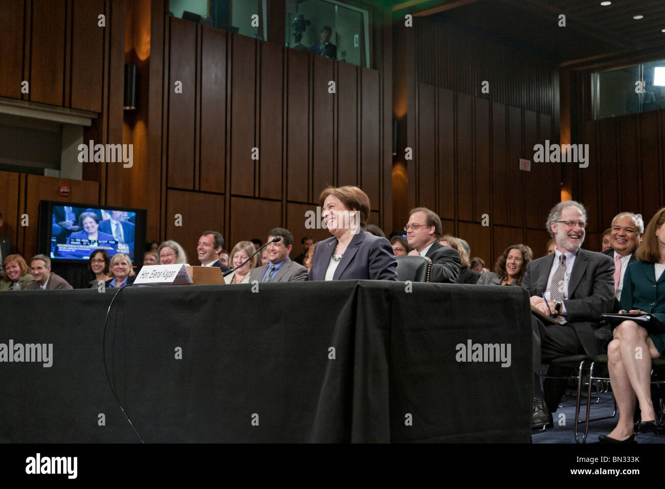 29 juin 2010 - Washington, DC - Audience de confirmation d'entre nous, candidat à la Cour suprême Elena Kagan Banque D'Images