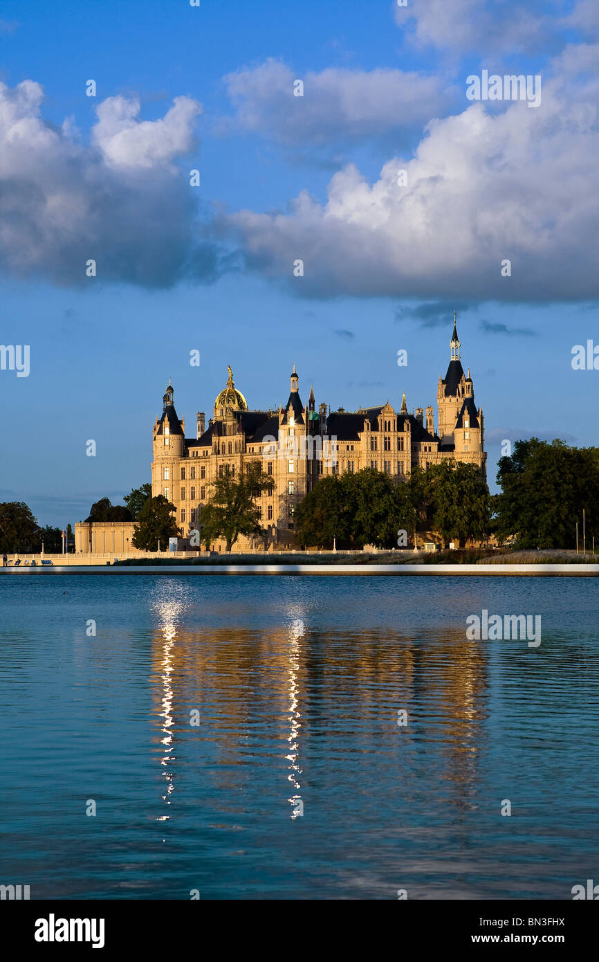 Château de Schwerin, Mecklembourg-Poméranie-Occidentale, Allemagne Banque D'Images