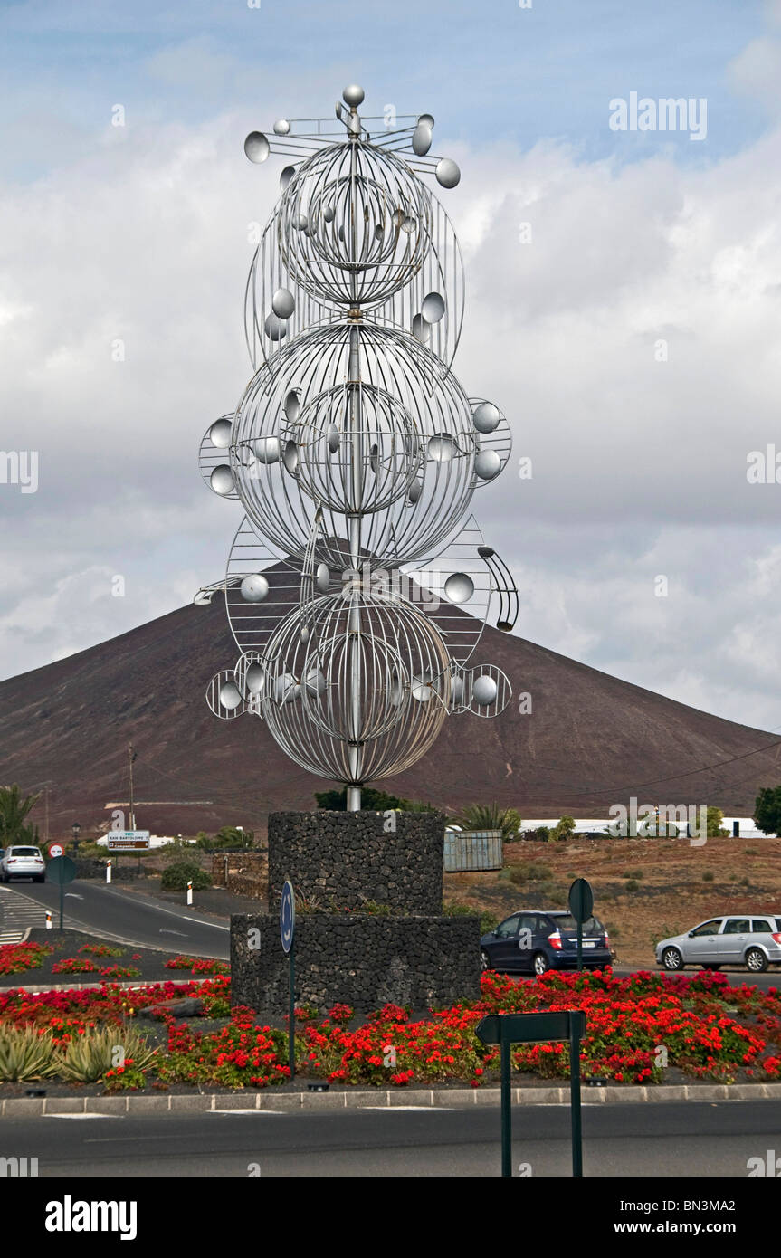 Jouet du vent, Tahiche, Lanzarote, Espagne Banque D'Images
