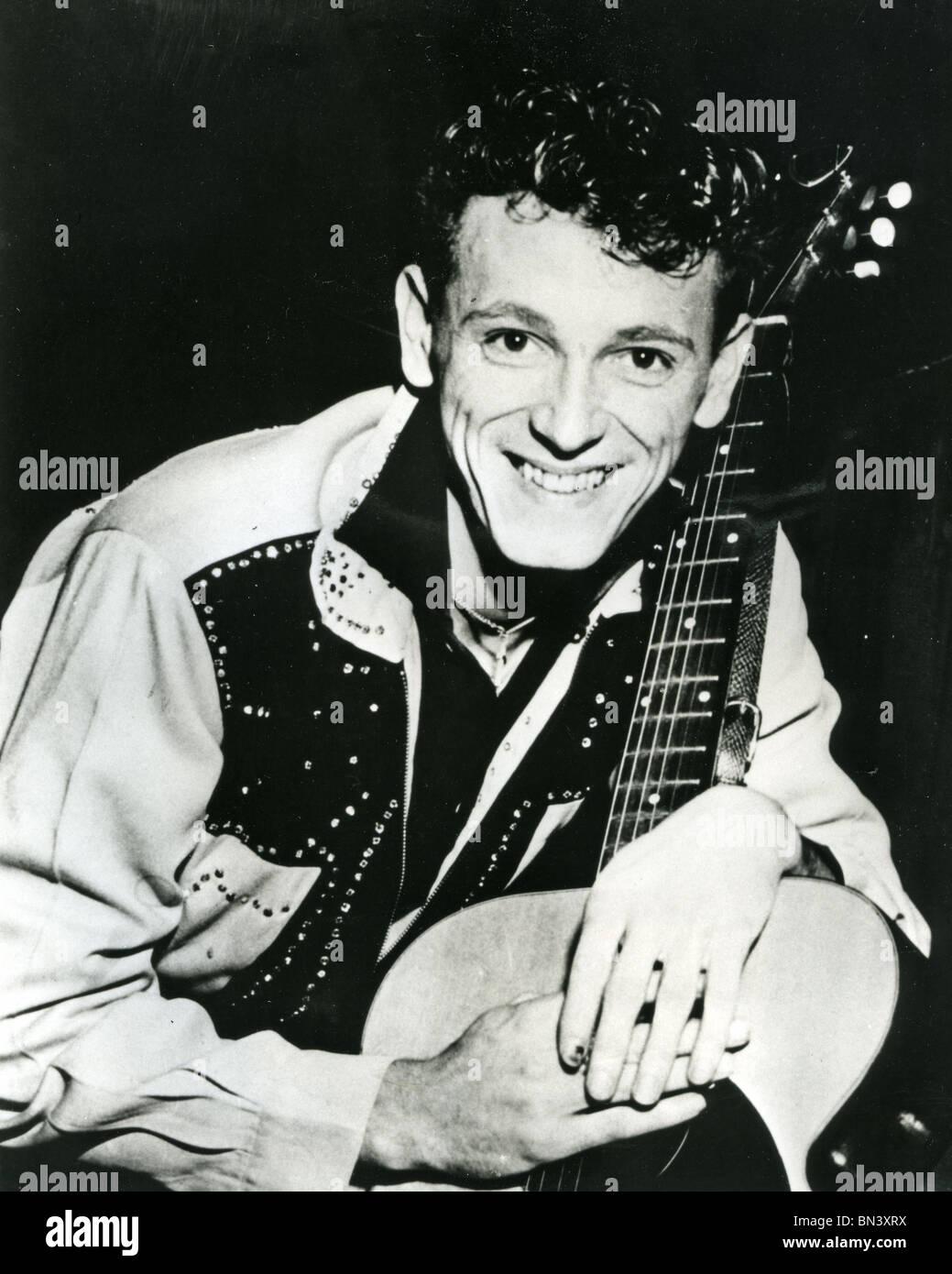 Gene Vincent Color Gene Vincent Rock Roll Singer Banque d'image et photos - Alamy
