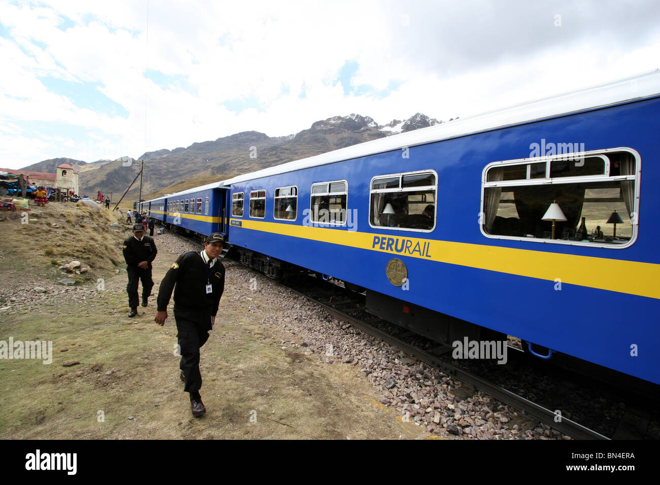 La Raya. Voyage en train de Puno à Cusco, Pérou, Amérique du Sud. Banque D'Images