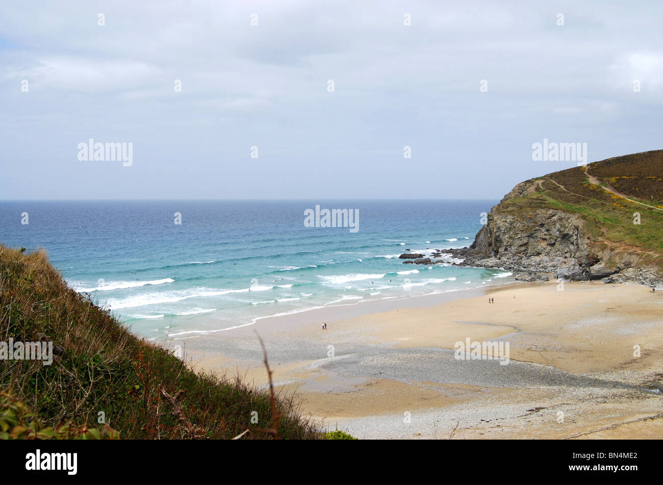 Porthtowan beach. Cornwall, Angleterre Banque D'Images