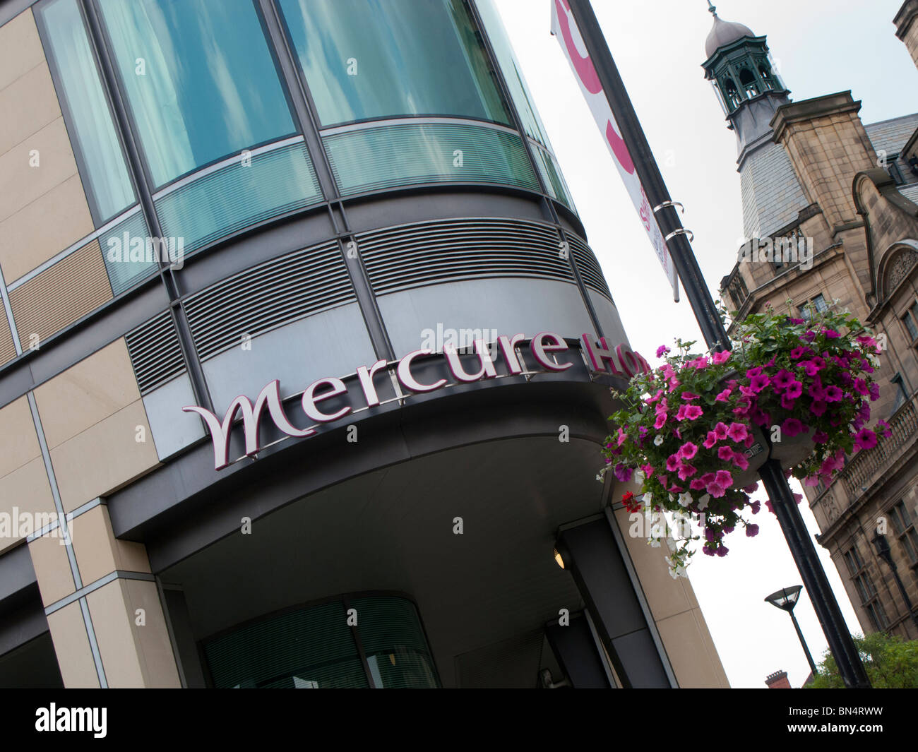 Hôtel de ville et de l'établissement Mercure Hotel, Sheffield Banque D'Images