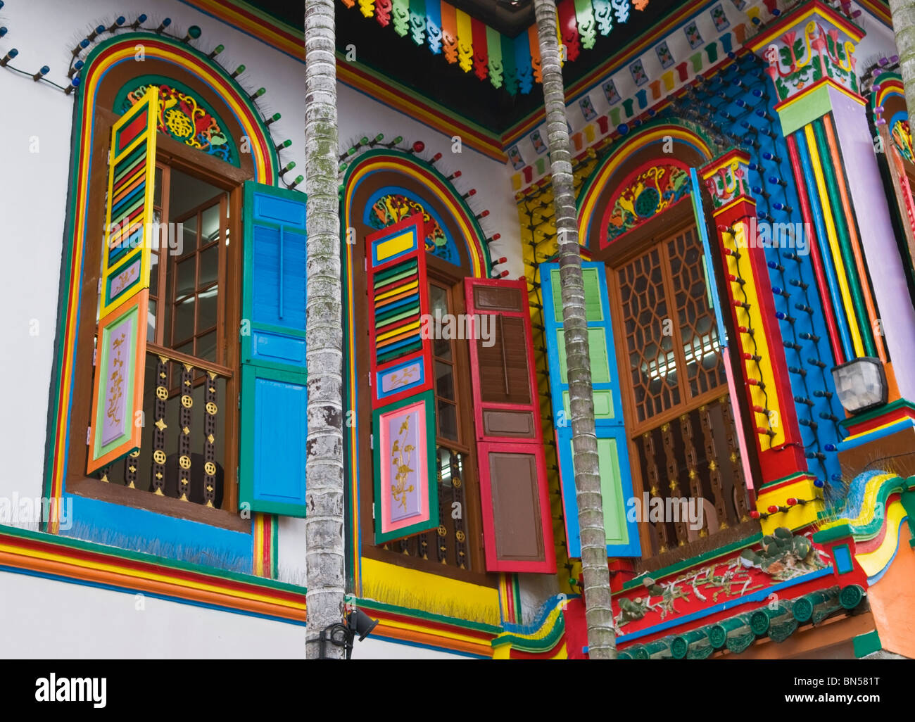 Tan Teng Résidence l'INAH peu Inde Singapour Banque D'Images