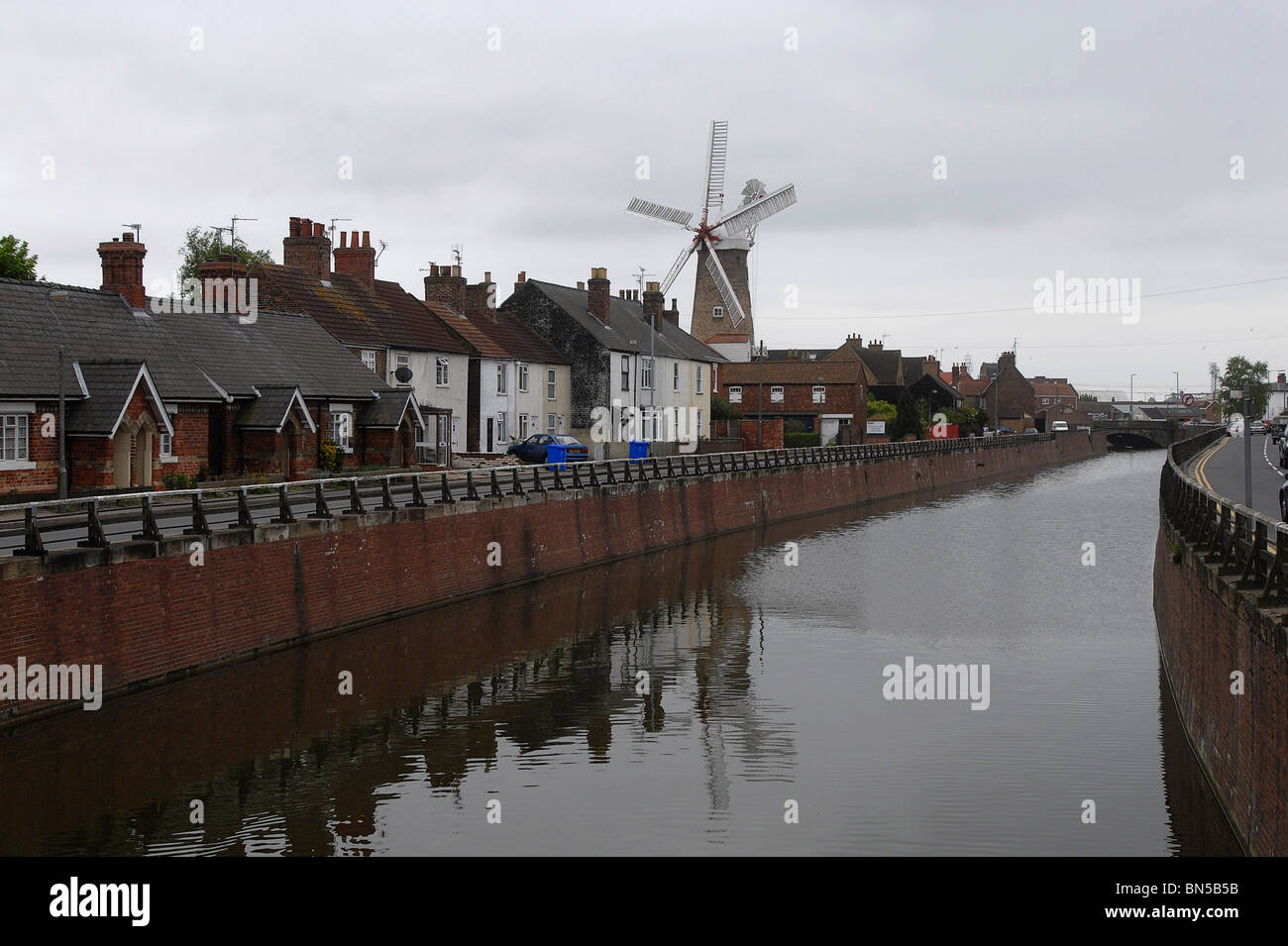 Maud Foster Mill, Boston, Lincs., 4-5-2007. Photos par John Robertson. Banque D'Images