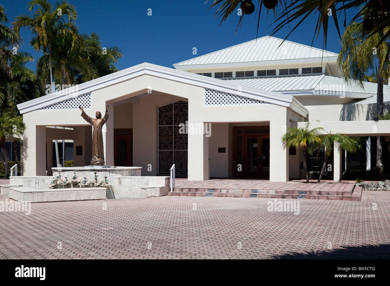 Saint Justin Martyr de l'église catholique de Key Largo, Floride Banque D'Images