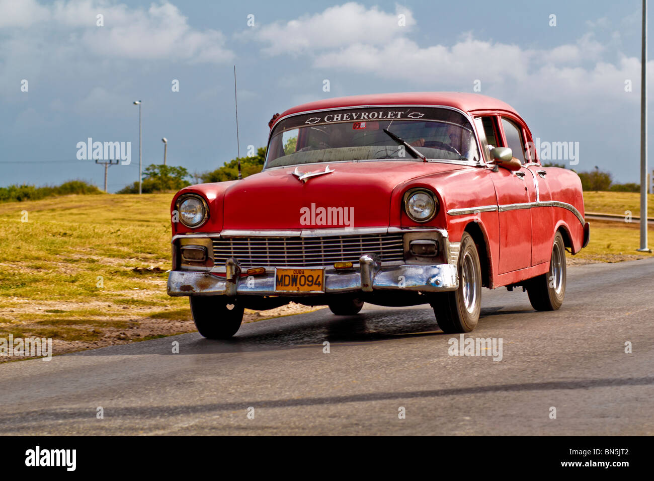 Voitures cubaines en 2010 Banque D'Images