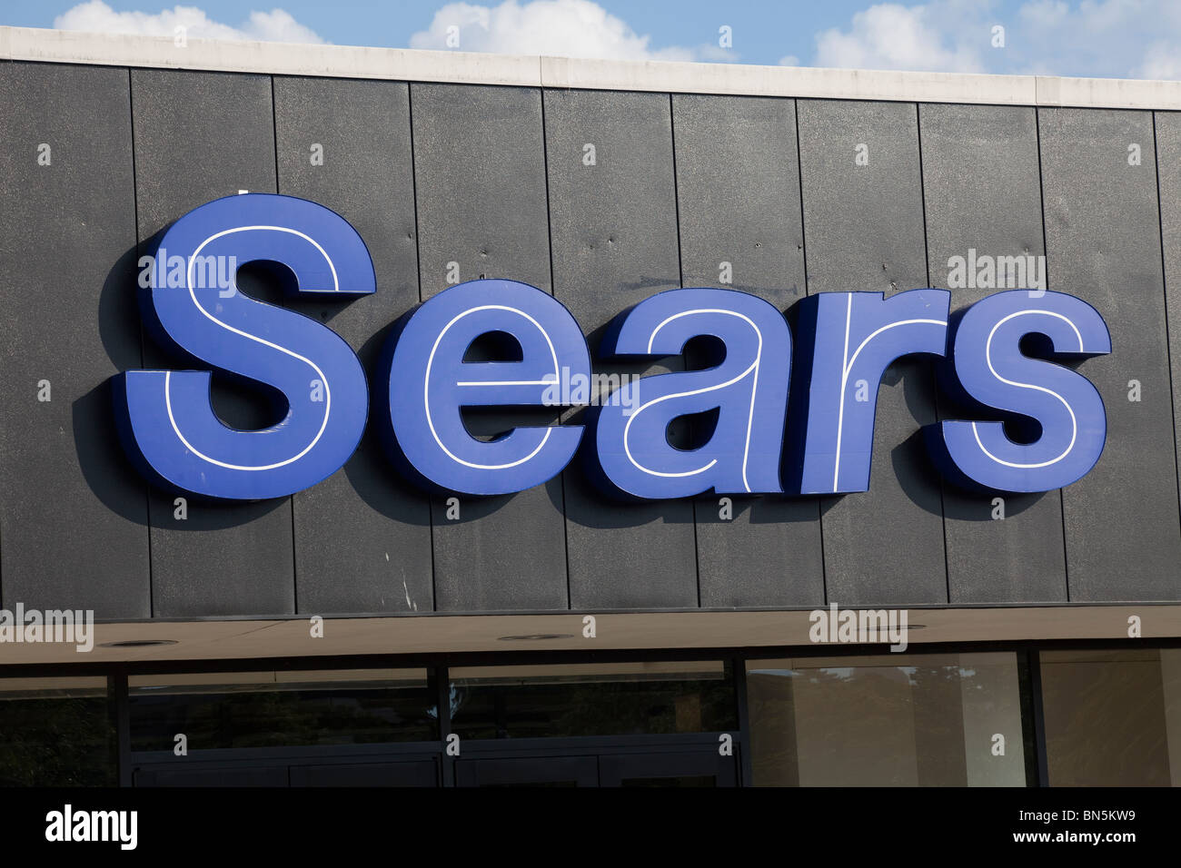 Signe de Sears, King of Prussia Mall, près de Philadelphie, PA, USA Banque D'Images
