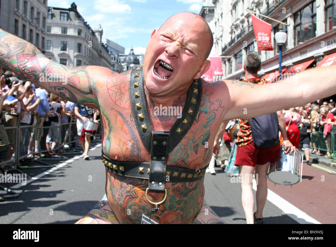 40e anniversaire de fierté - Gay Pride Parade à Londres, le 3 juillet 2010 Banque D'Images