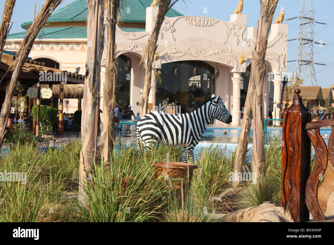 Jungle Aqua Park Hotel Hurghada Egypte Banque D'Images