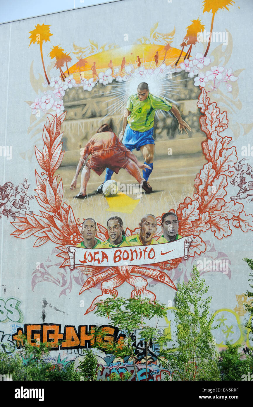 Graffiti Art urbain Berlin Allemagne Deutschland Europe Banque D'Images