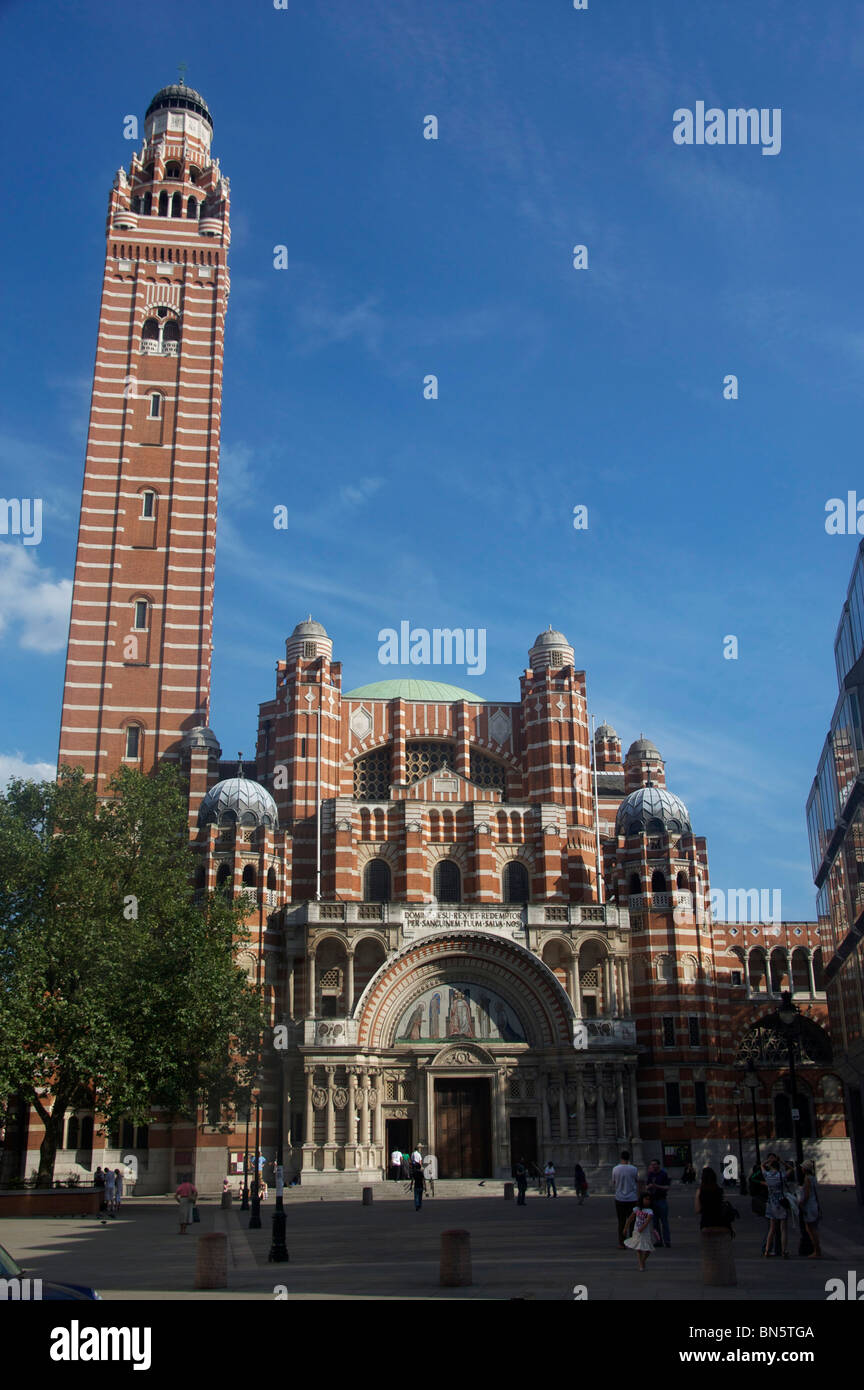 La cathédrale catholique de Westminster London England UK Banque D'Images
