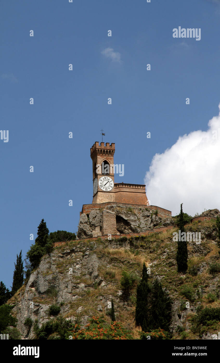 Tour de l'horloge, Brisighella Italie Banque D'Images