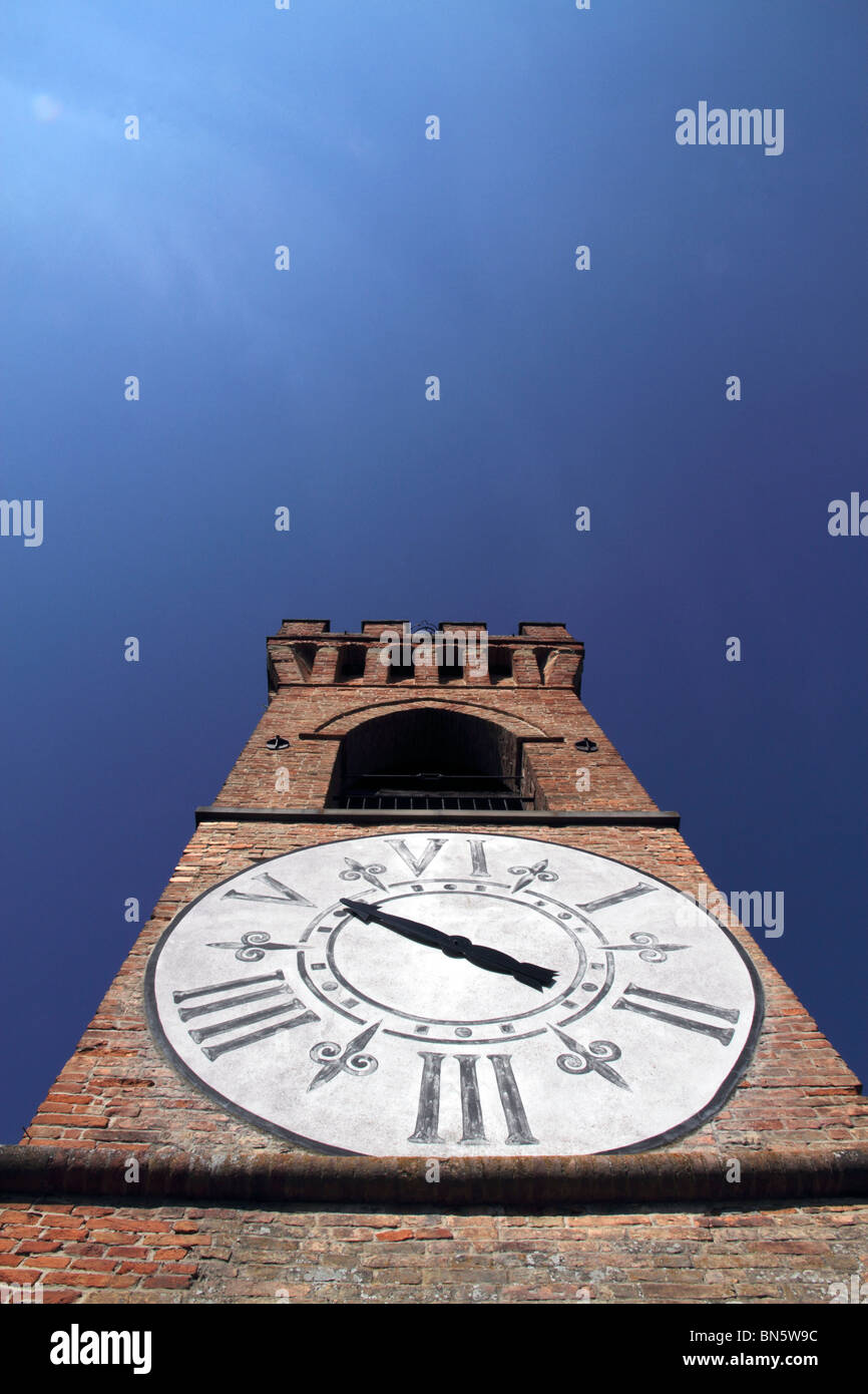 Tour de l'horloge, Brisighella Italie Banque D'Images