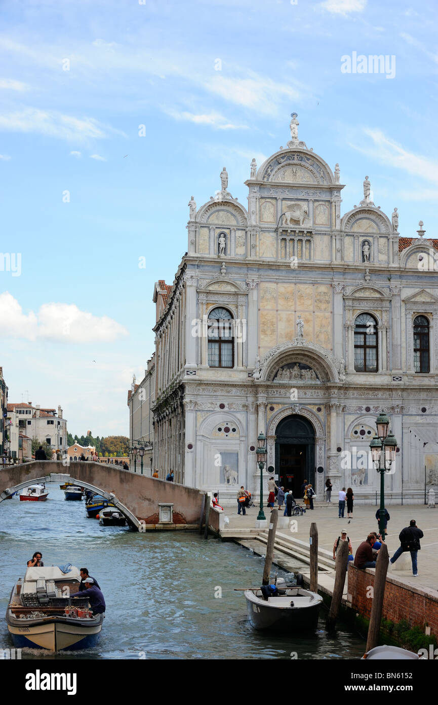 La Scuola Grande di San Marco in Campo Santi Giovanni e Paolo, Venise Banque D'Images