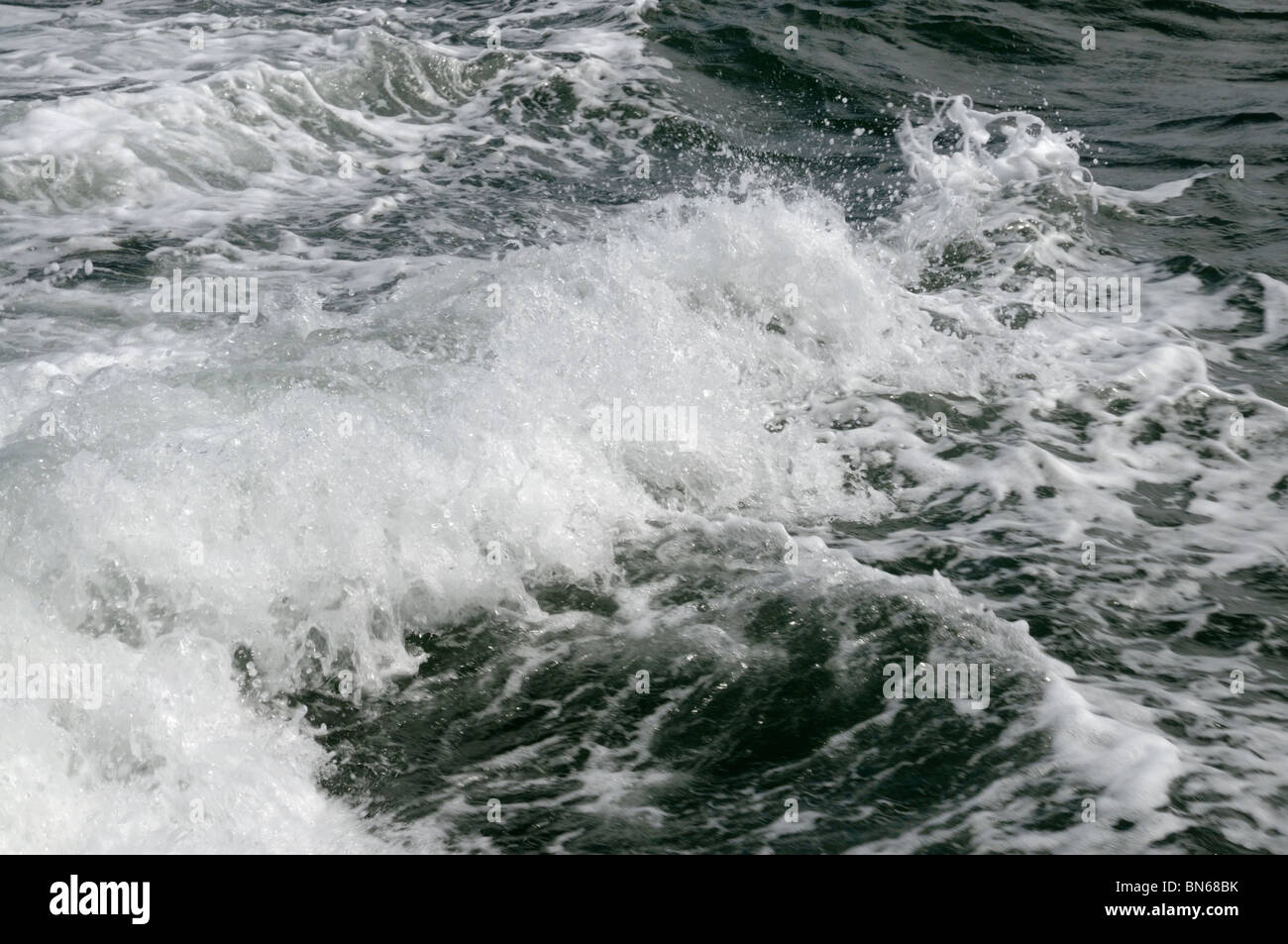 Splash l'eau de mer Banque D'Images