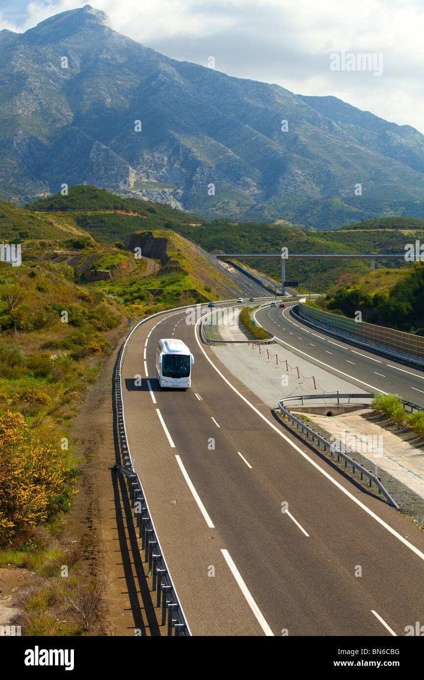 Maison de vacances coach dans le sud de l'Espagne Banque D'Images