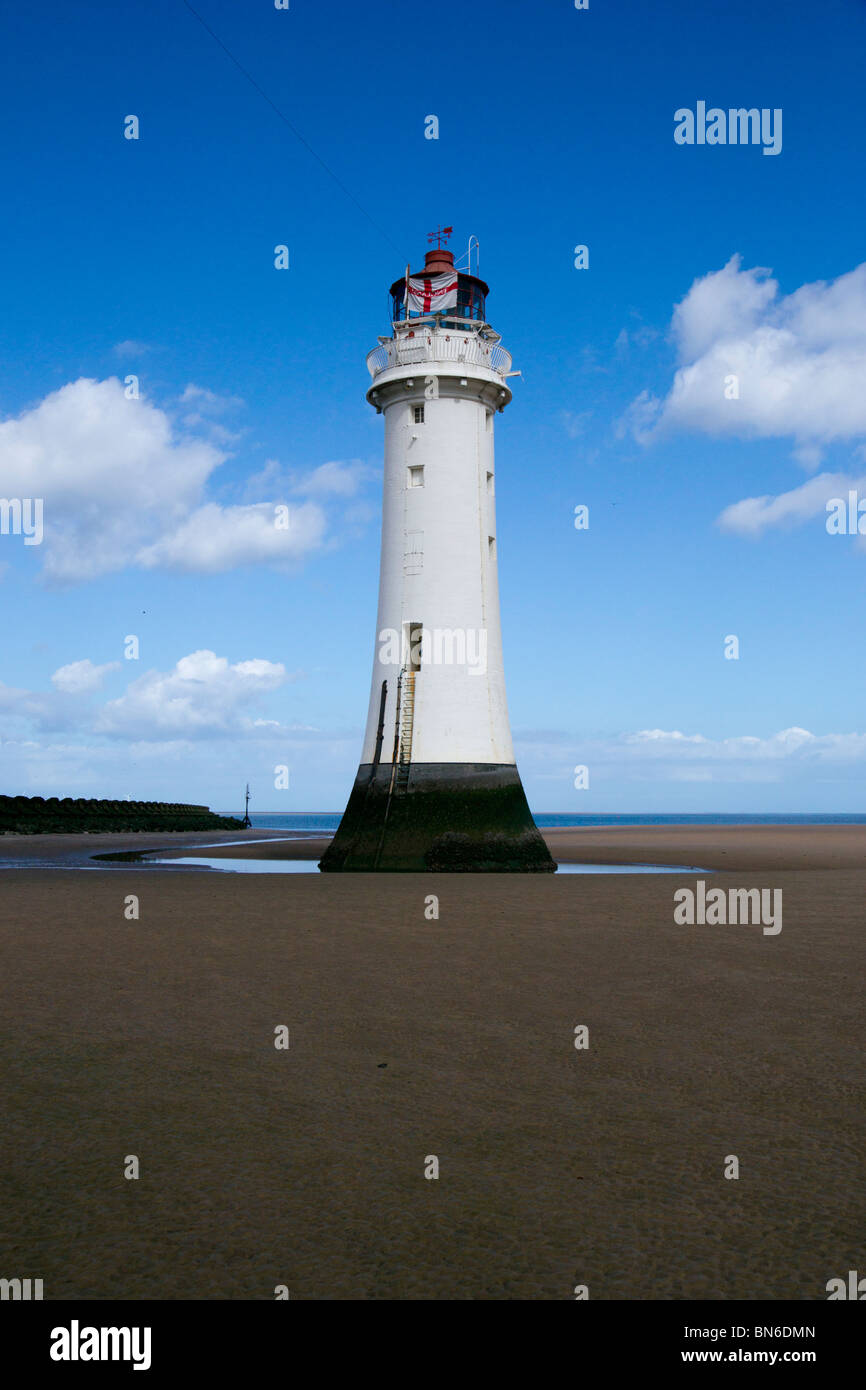 New Brighton, sur la côte de Wirral un populaire sea side resort à Wallasey depuis l'époque victorienne. Maintenant à la régénération (2010) Banque D'Images