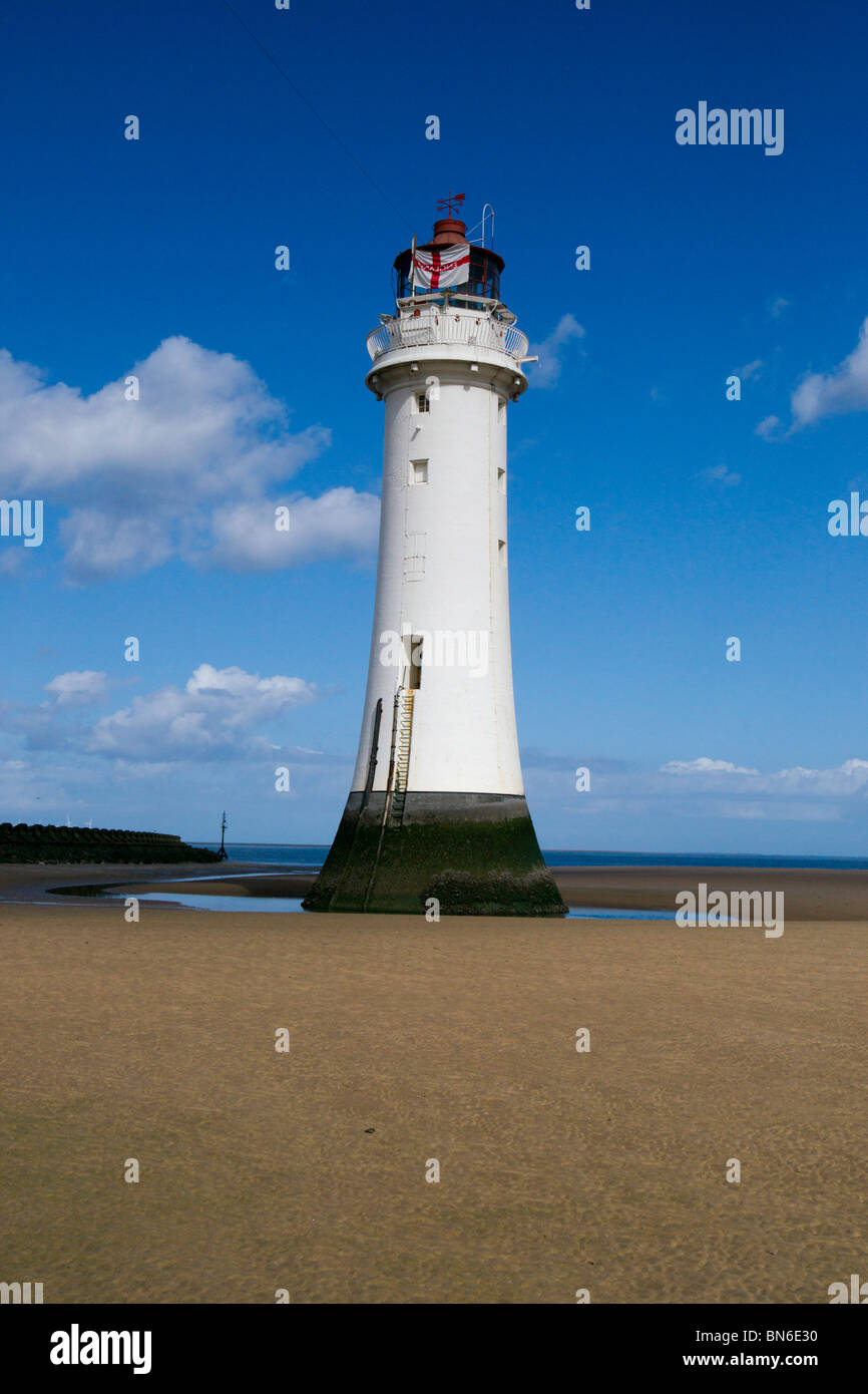 New Brighton, sur la côte de Wirral un populaire sea side resort à Wallasey depuis l'époque victorienne. Maintenant à la régénération (2010) Banque D'Images