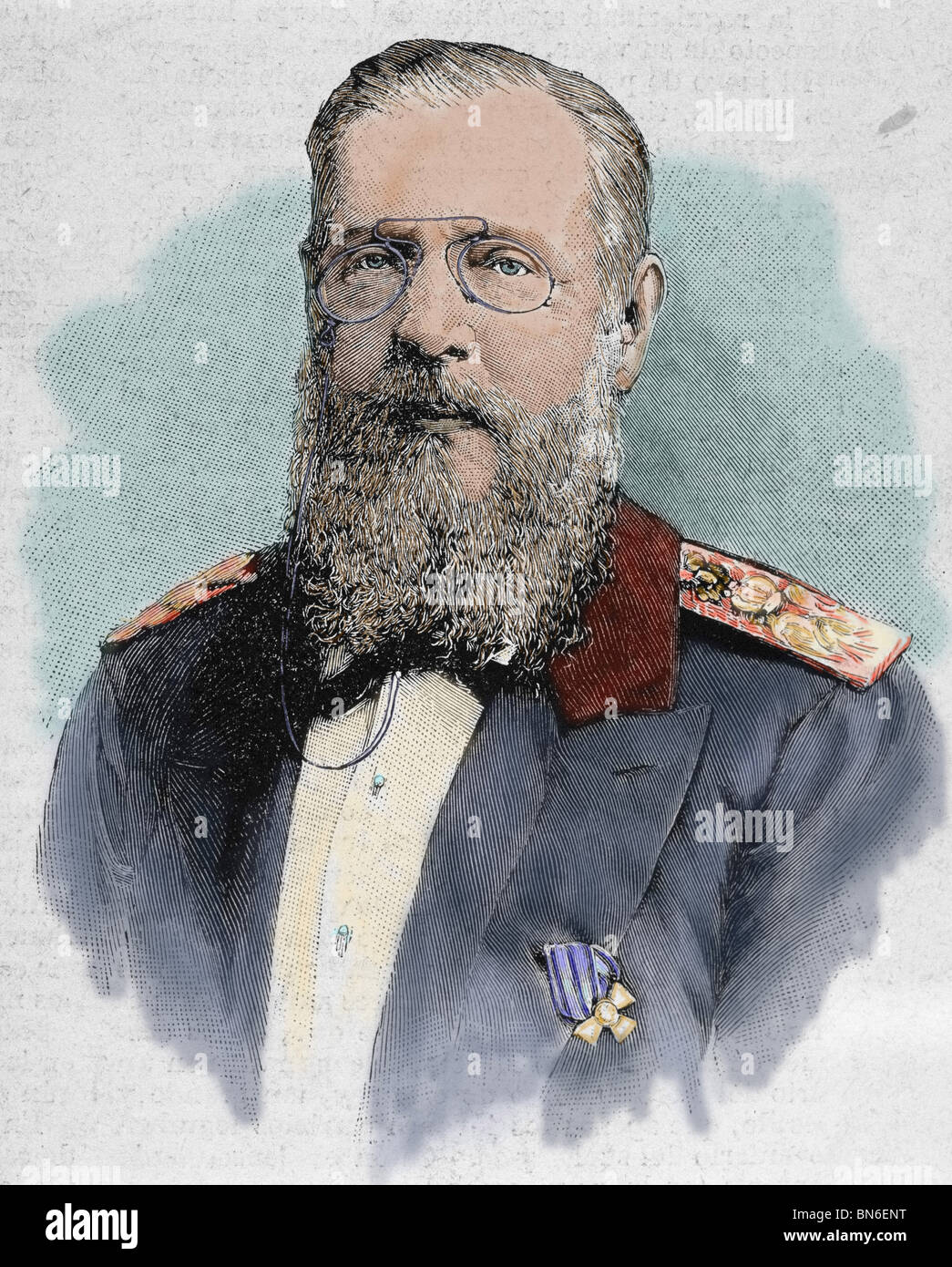 Le Grand-Duc Constantin Nicolaevitch de Russie (1827-1892). Banque D'Images