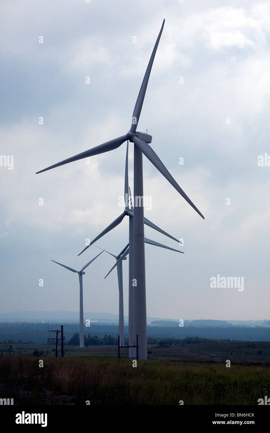 L'énergie éolienne une source d'énergie renouvelable. Banque D'Images L'énergie éolienne une source d'énergie renouvelable. Banque D'Images