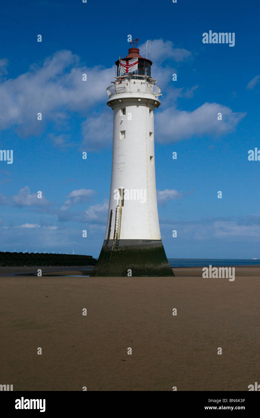 New Brighton, sur la côte de Wirral un populaire sea side resort à Wallasey depuis l'époque victorienne. Maintenant à la régénération (2010) Banque D'Images