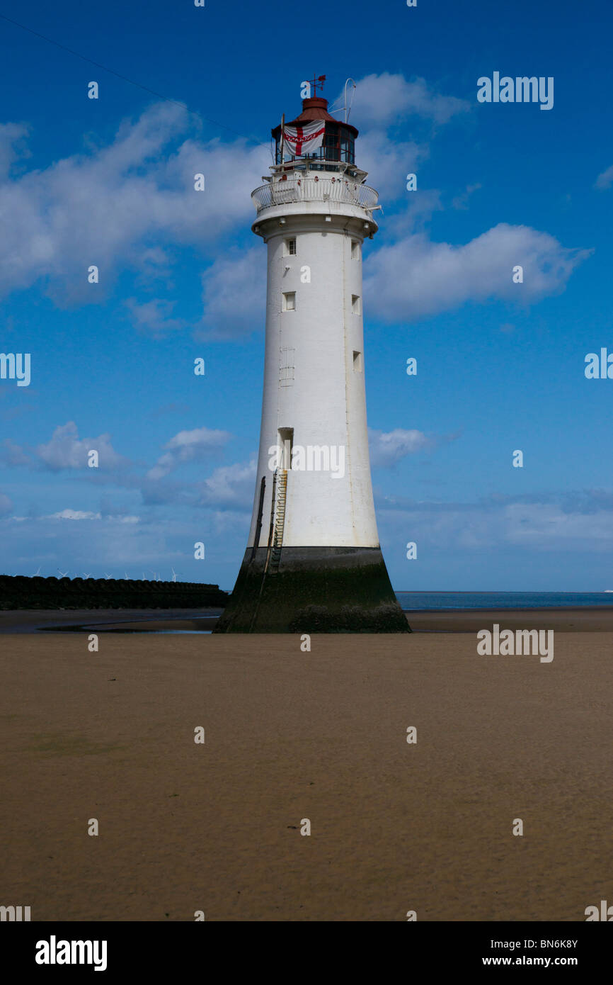 New Brighton, sur la côte de Wirral un populaire sea side resort à Wallasey depuis l'époque victorienne. Maintenant à la régénération (2010) Banque D'Images