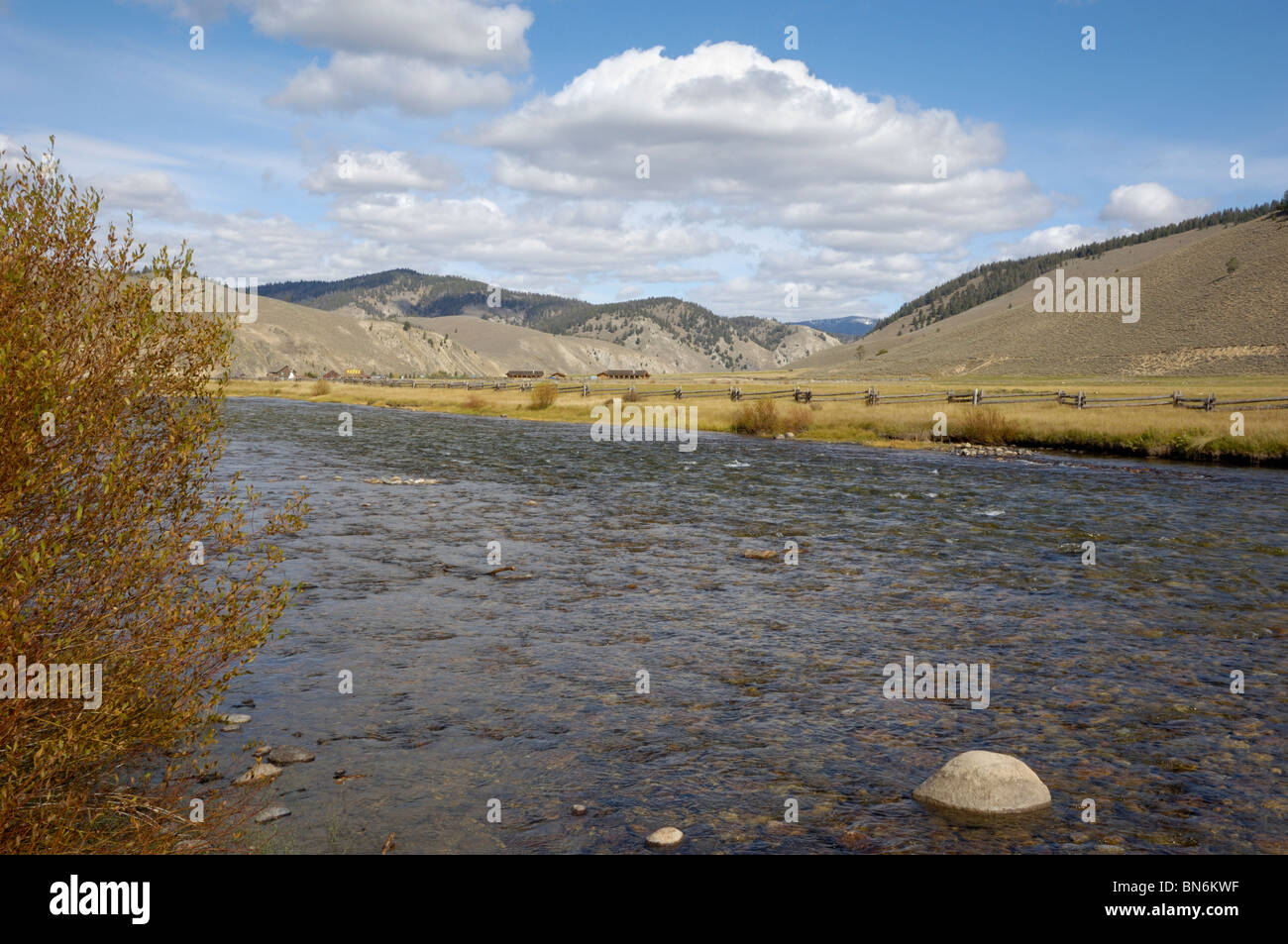 Rivière Salmon, Rocky Mountains, Colorado, USA Banque D'Images